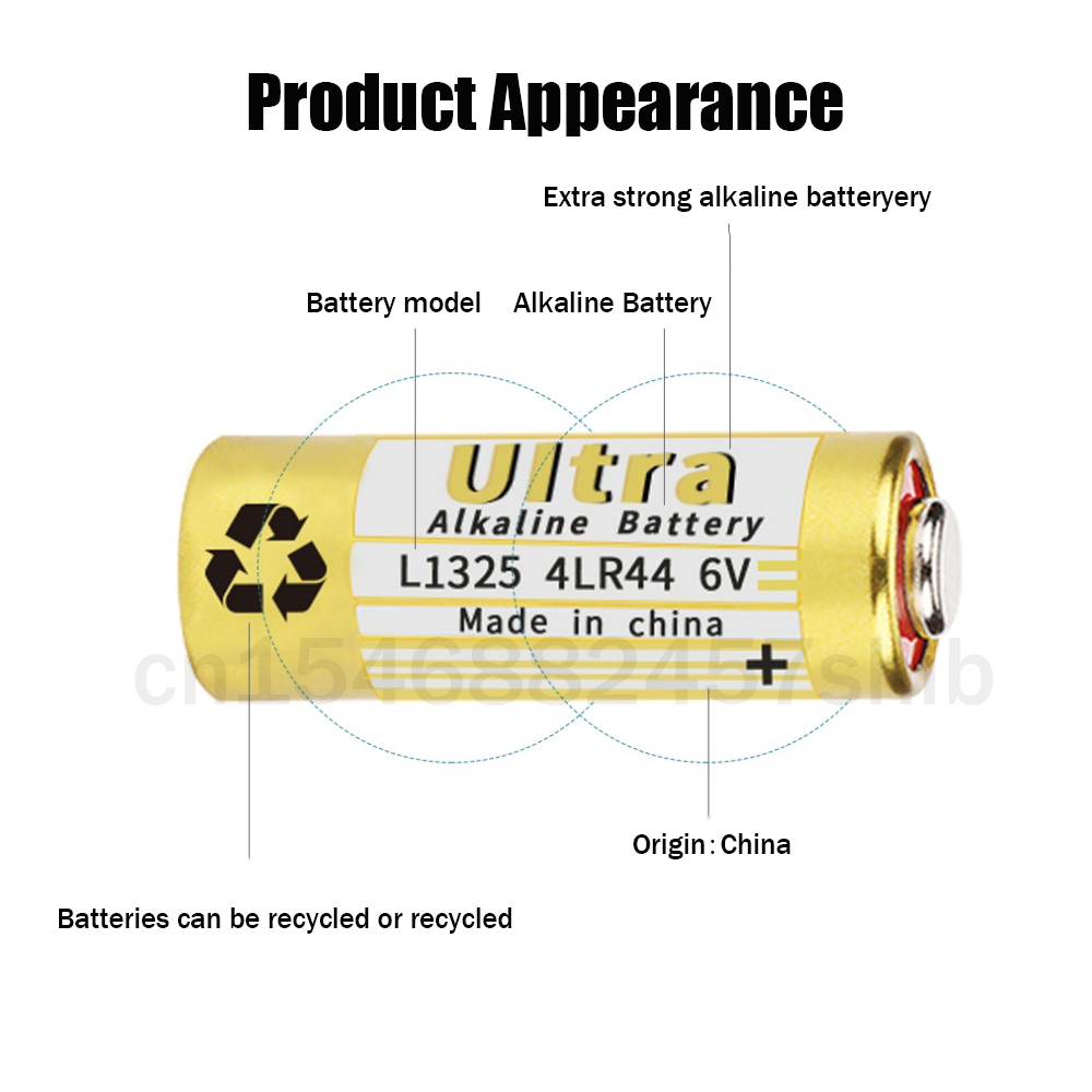 2pcs 4LR44 L1325 6V Alkaline Battery A544V 4034PX PX28A L1325 4AG13 544 4A76 Dry Primary Cells For Toy Remote Control Calculator