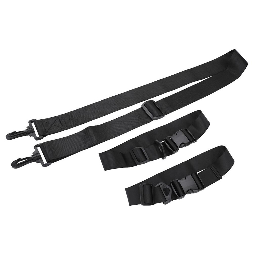 Adjustable Snowboard Carrying Strap Black Nylon Snowboard Carrier Shoulder Belt Accessory: Default Title