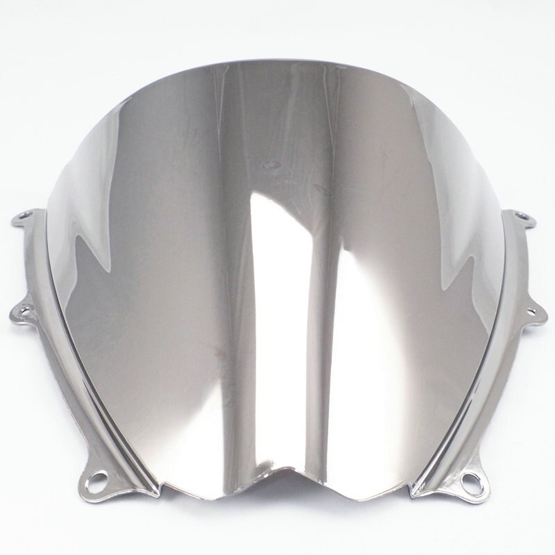Voorruit Voor 2007 Suzuki GSX-R1000 GSXR1000 GSX-R Gsxr 1000 K7 K8 Screen Voorruit Rook Blauw Iridium Transparant: Chrome