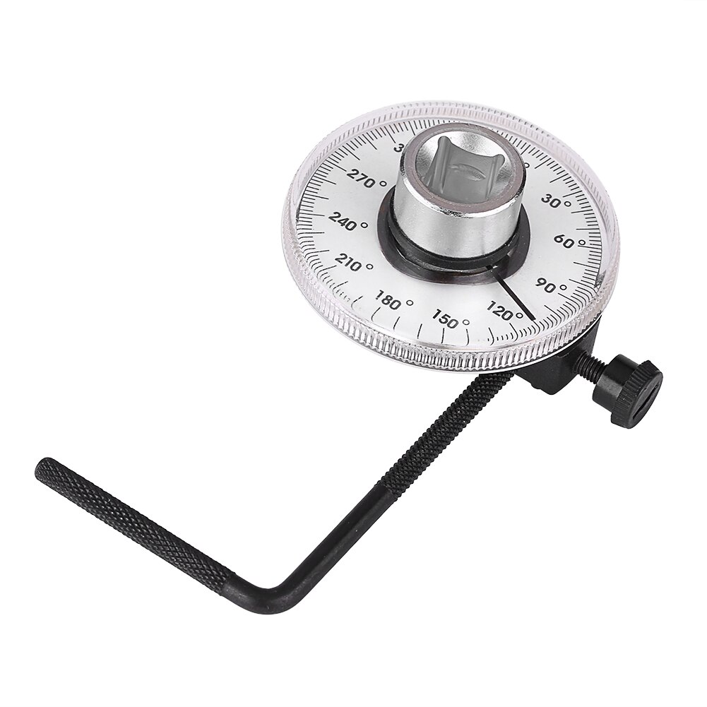 360 Degree Adjustable Drive Angle Torsion Wrench Measure Car Gauge Tool Set fits 1/2" Dr.tools ratchet/torsion wrench/power bar