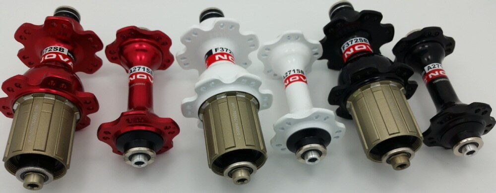Novatec  a271 f372 vägnav fram bak 20 24 fyrlager 30 ringar  qr 100 x 9mm 130 x 9mm väghjul nav
