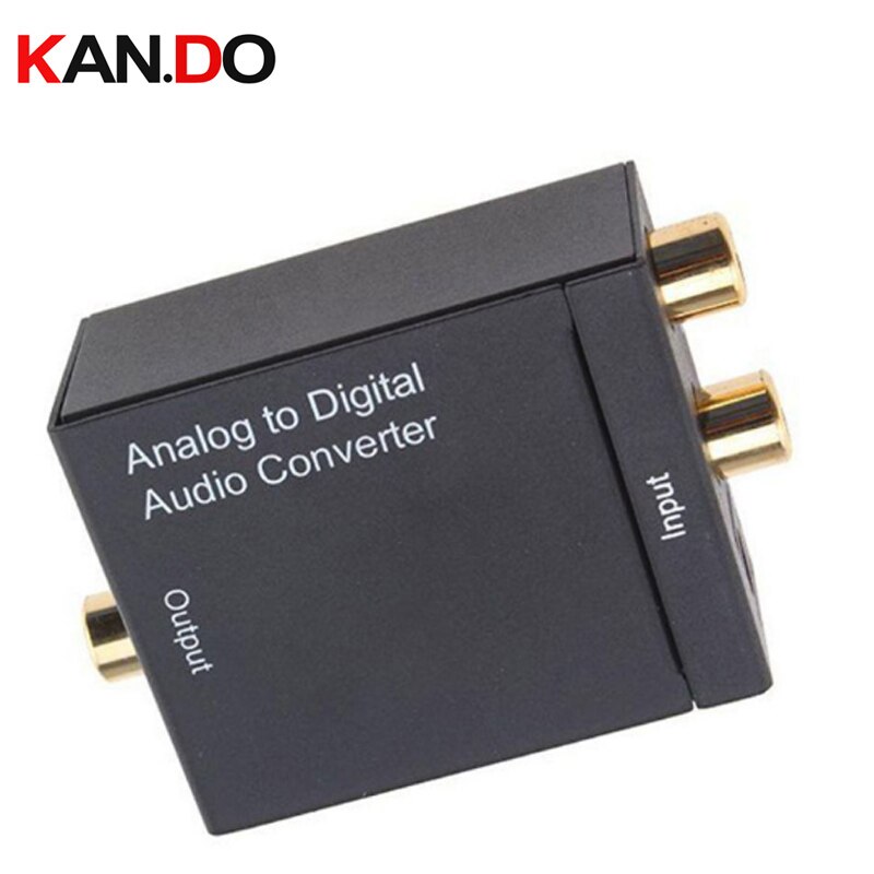 Analog to Digital Signal Audio Sound Adapter ADC Converter Optical Coaxial RCA Toslink SPDIF Adaptor TV digital signal converter