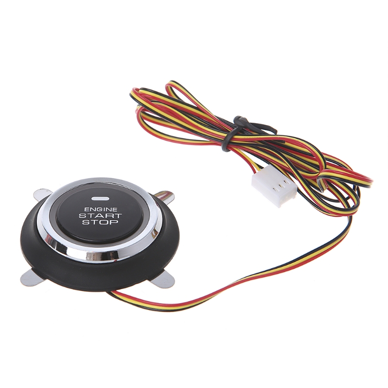 Engine Push Start Button For PKE Smart Key Push Button Start Motorcycle Alarm