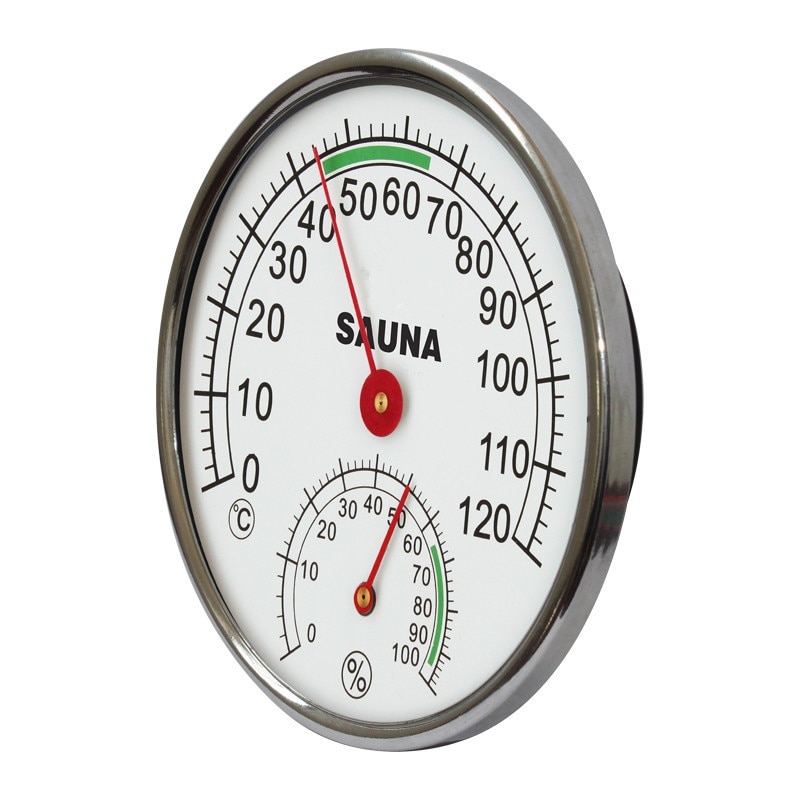 Sauna Thermometer Rvs Case Stoom Sauna Thermometer Hygrometer In De Sauna Accessoires Voor Sauna