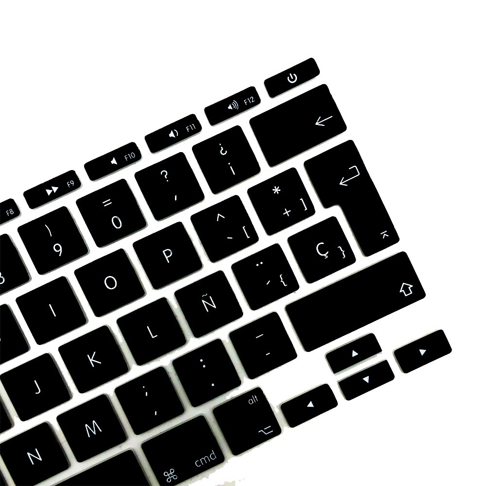 Latin Spanish layout Keyboard cover for Macbook air11 protective film silicone sleeve A1465 A1370 keyboard sticker