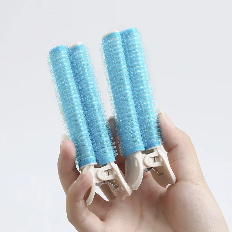 Heatless Hair Rollers Curlers Bangs Hair Root Volume Clip Fluffy Clips Portable Korean Hair Accessories for Women: Gold