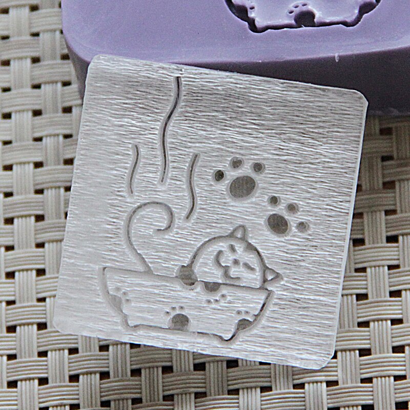 Nicole Acryl Zeep Seal Stamp voor Natuurlijke Handgemaakte Zeep