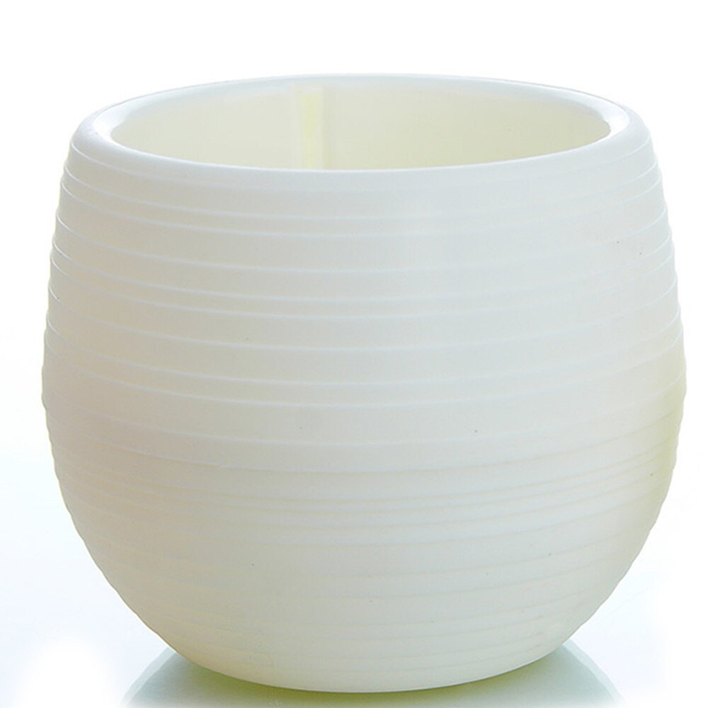 1PC Mini Flower Pots Colourful Round Plastic Plant Flower Pot planters for succulents Decor Plants Desktop Flower Pots D13