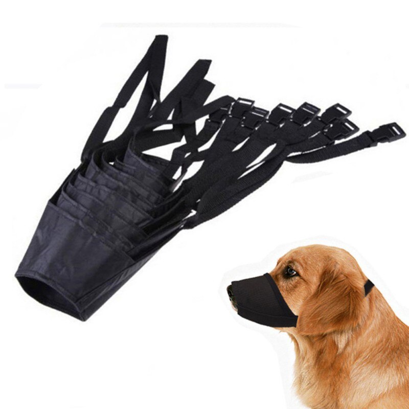 Masque pour animaux de compagnie chien bouclé respirant Anti aboiement mordant chiot formation Protection fournitures
