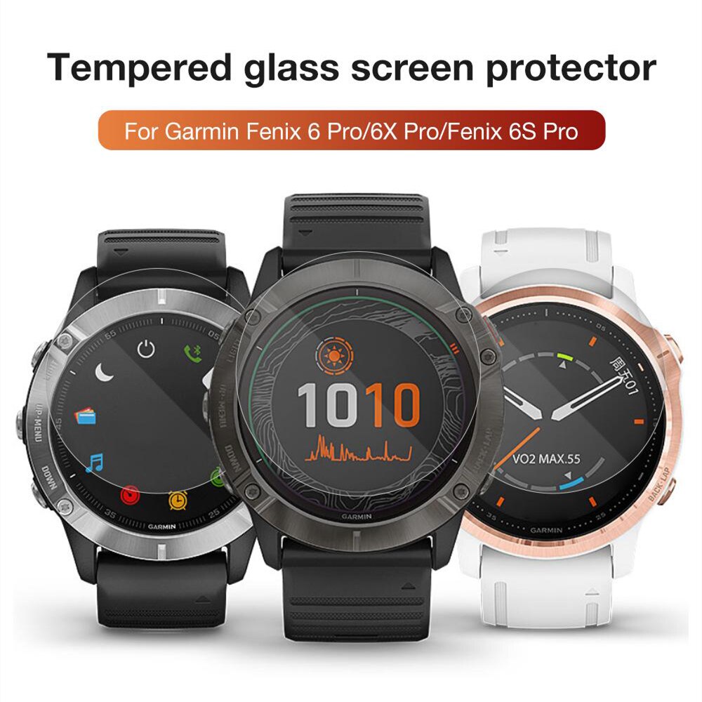 3Pcs/lot Tempered Glass Film For Garmin Fenix 7S 7 7X 6S 6 6X Pro 5S 5 Anti-Scratch Screen Protective Film For Forerunner 55 745