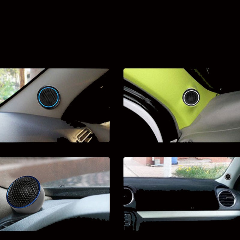 High-end 180W 1.5Inch Car Speaker Silk Dome Tweeter Treble Head With Capacitance Loud Speakers