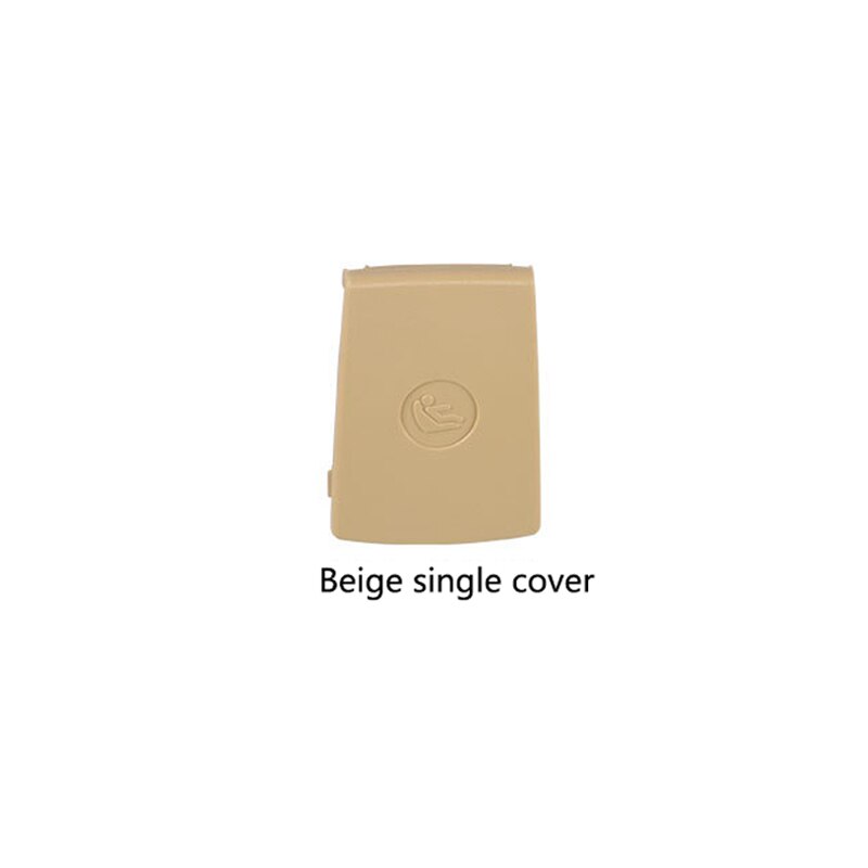 Auto Achterbank Haak Isofix Cover Kind Terughoudendheid Voor Bmw X1 E84 1/3 Serie E90 E91 F30 F35 E87 320 323 325 328 Auto Accessoires: Single Cover Beige