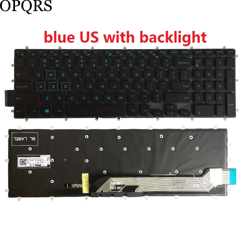 for Dell Inspiron 17 5765 5767 5770 5775 7790 7590 5765 5767 5770 Russian RU/UK/US/Spanish SP/Latin LA/Brazil BR laptop Keyboard