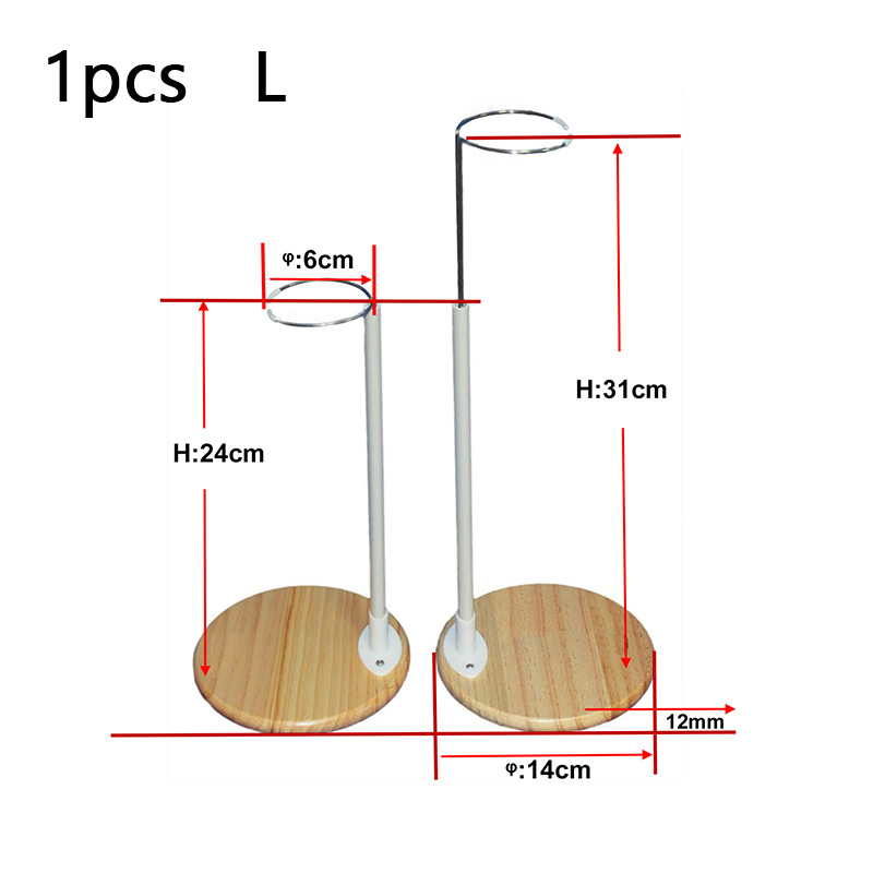 Holz Basis Puppe Steht Kunststoff Unterstützung Organizer Halterung Puppe Anzeige Halfter Einstellbare Figur Modelle Aktion Figur Stehen: Default Title