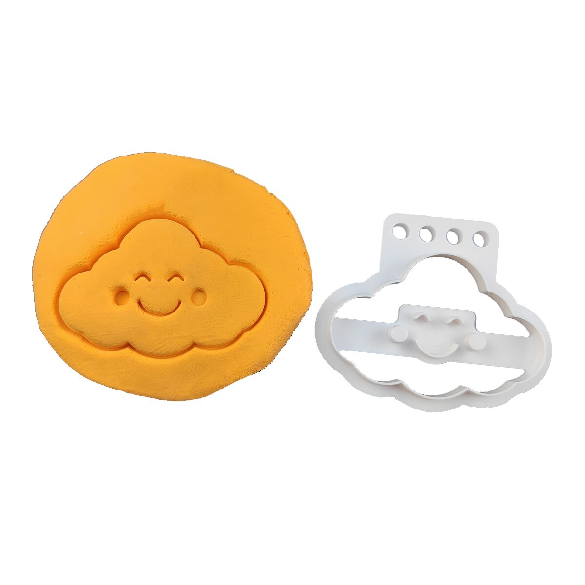 Molde 3D con forma de cara sonriente para cortar galletas, Mousse de Chocolate, Fondant, galletas, dulces, moldes para velas, herramienta de decoración de pasteles para hornear