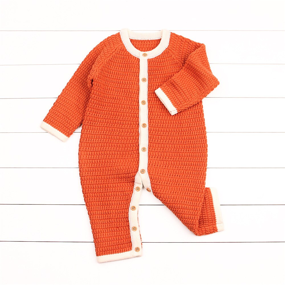 Baby Junge Strampler Strick Neugeborenen Baby Kleidung Mit Hut Infant Kleinkind Overall Für Kinder Baumwolle Kleinkind Jungen Overall: hong / 90