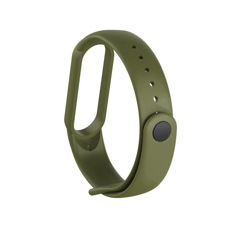 Für Xiaomi Mi Band 5 Ersatz Strap Sport Silikon Strap M5 Armband Armband Zwei-Ton Ersatz Strap 25 farbe: 6