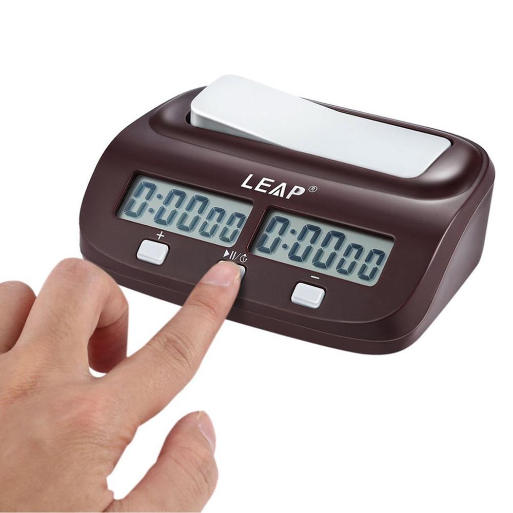 Compact Digital Chess Clock Count Up Down Timer Electronic Board Game Bonus Competition Master Tournament