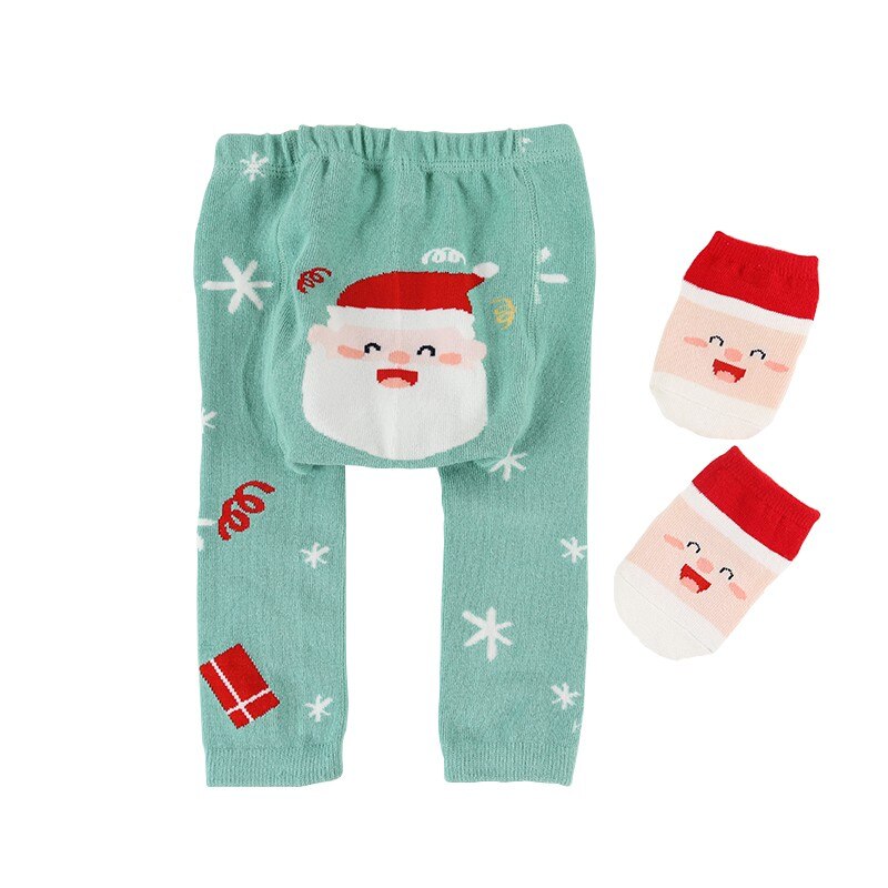 2 pièces bébé filles garçons Leggings belle solide Catoon coton filles collants enfants bébé filles pantacourt chaussettes ensembles offre spéciale: GB / 4-6T