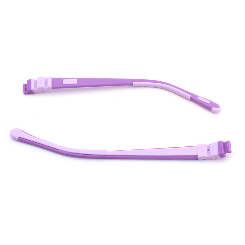 Gafas de silicona para niños, patillas de silicona de colores a presión, varios colores opcionales, accesorios para niños, novedad de