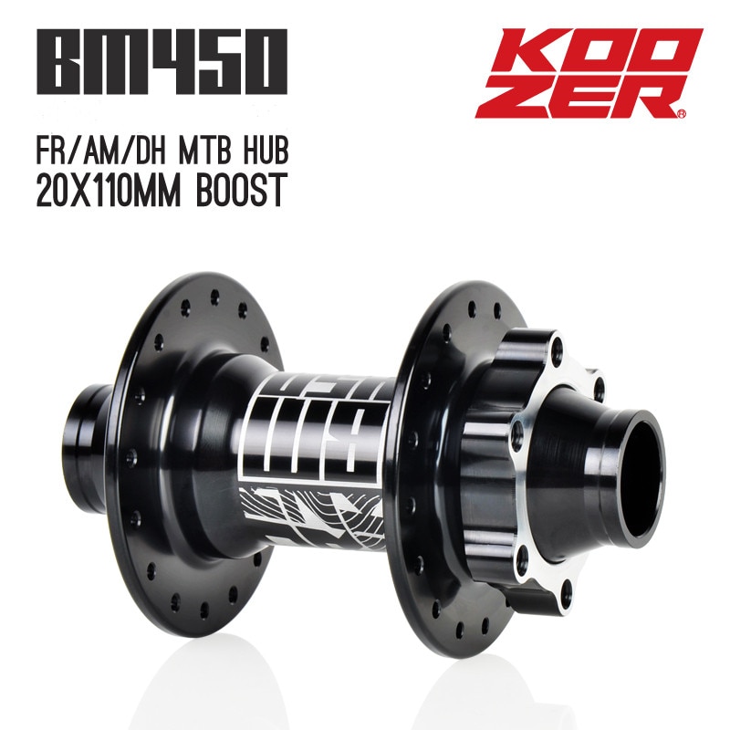 KOOZER BM450 Mtb Hub 20x110 mm Thru 32 Hole Disc Brake Front Bike Hub For DH/AM/FR
