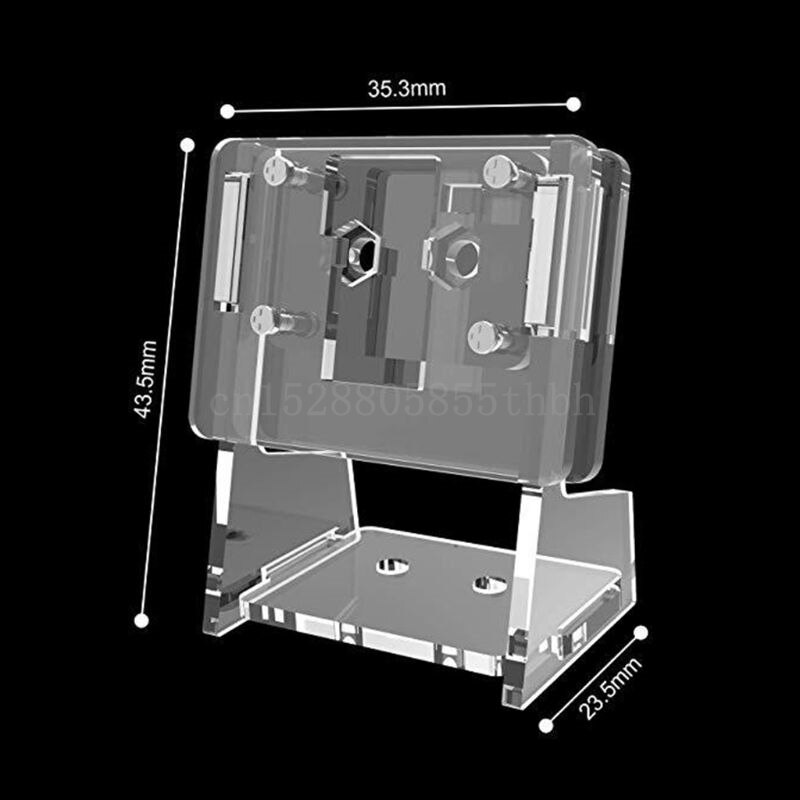 1Set Transparant Acryl 5MP Camera Houder Clear Ondersteuning Beugel Case Voor Raspberry Pi 1-4 Voor V2 Officiële camera Accessoires Ki