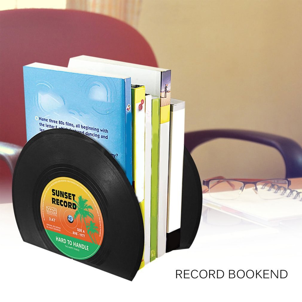 1 Paar Record Boekensteun Plastic Unieke Te Gebruiken En Praktisch