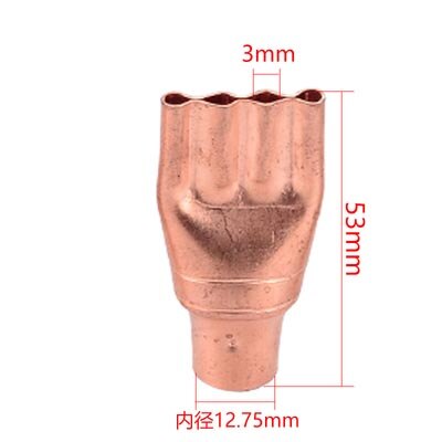 1-5P air conditioner capillary Copper filter flat nozzle refrigeration repair parts: Blue