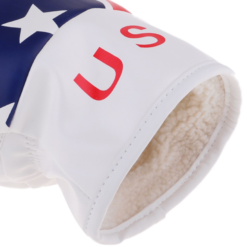 Boxing Glove Club Covers PU Leather USA Golf Head Cover Headcover Protector Bag Guard for No.1 Wood Driver