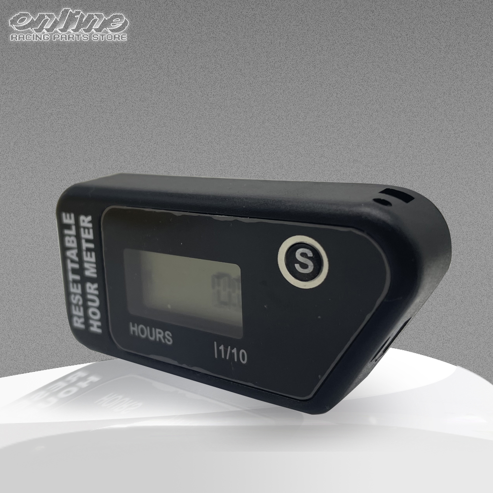 Motorrad Meter Stundenzähler Drahtlose Rückstellbare Zähler Motorrad Zubehör Für Motorrad ATV Motorboot Rasenmäihr Generator