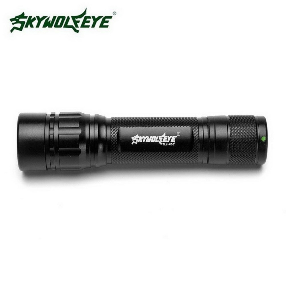 Skywolfeye Flashlight Focus 3000 Lumens 3 Modes T6 LED 18650 Flashlight Torch Lamp Powerful VEJ93 P30