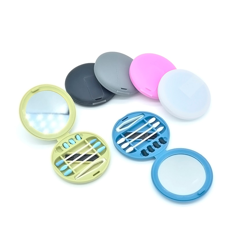 Coton-tige réutilisable amélioré nettoyage des oreilles tampons de maquillage en Silicone lavables bâtons trousse d'outils de maquillage souple et Flexible