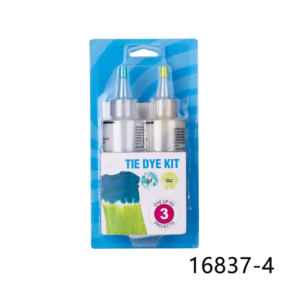 Textile peinture Pigment vêtements Graffiti cravate colorant Kit Permanent adultes enfants avec gants accessoires bricolage Non toxique coton lin: 16837-4