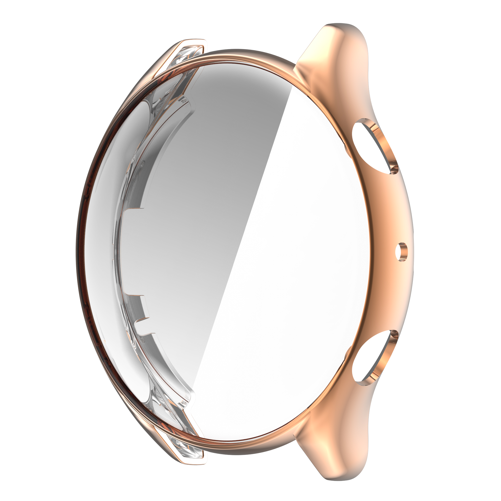 Full Screen Protector For Amazfit GTR 3 pro Case Smartwatch Silicone Protective Cover For Amazfit GTR3/2/2e Case Bumper Shell: L / Rose Gold