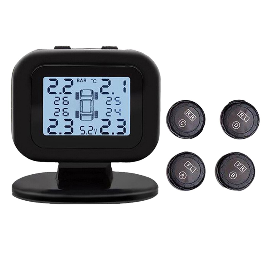 Auto Car Tire Pressure Monitor Tyre Monitoring System External TPMS 0-3.5 Bar