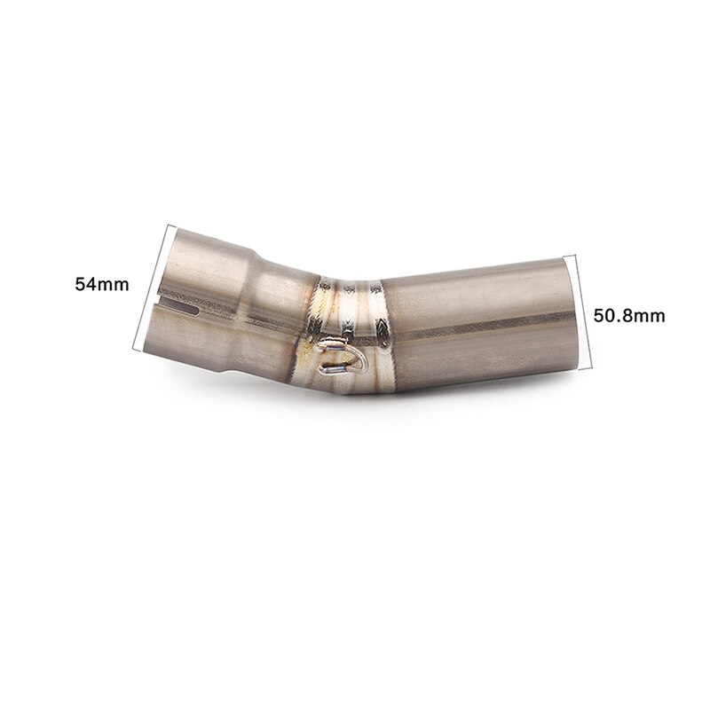 Voor Bmw F800GS F700GS F650GS Motorfiets Uitlaat Escape Bewerkt Titanium Legering Sluit Midden Link Pijp Zonder Uitlaat