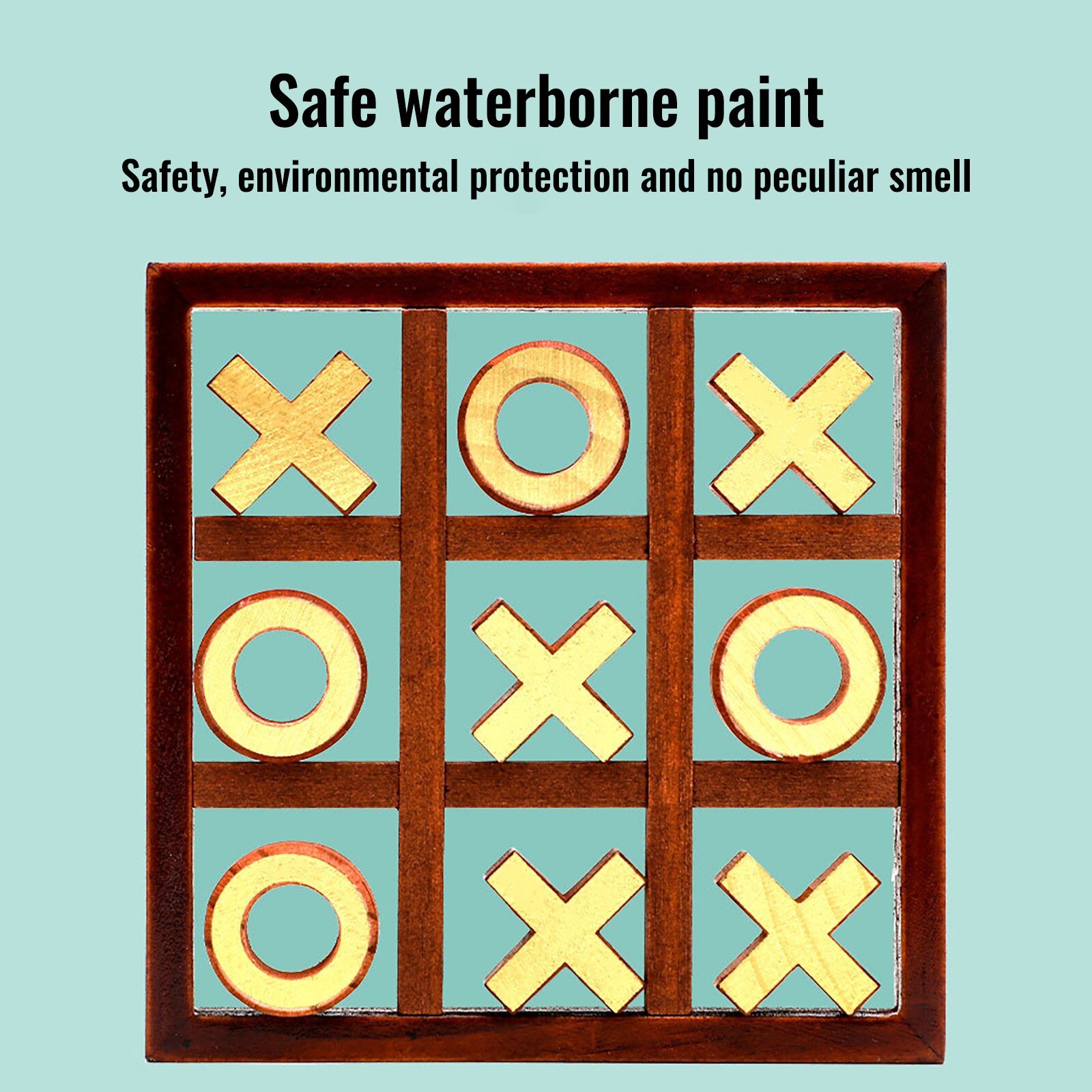 Tick-tac Kappe Spielzeug Puzzle Spiel Xo Schach Holz Doppel Spiel eltern-Art-Spiel freundlicher Früh Lernen Bildungs spielzeug Für freundlicher