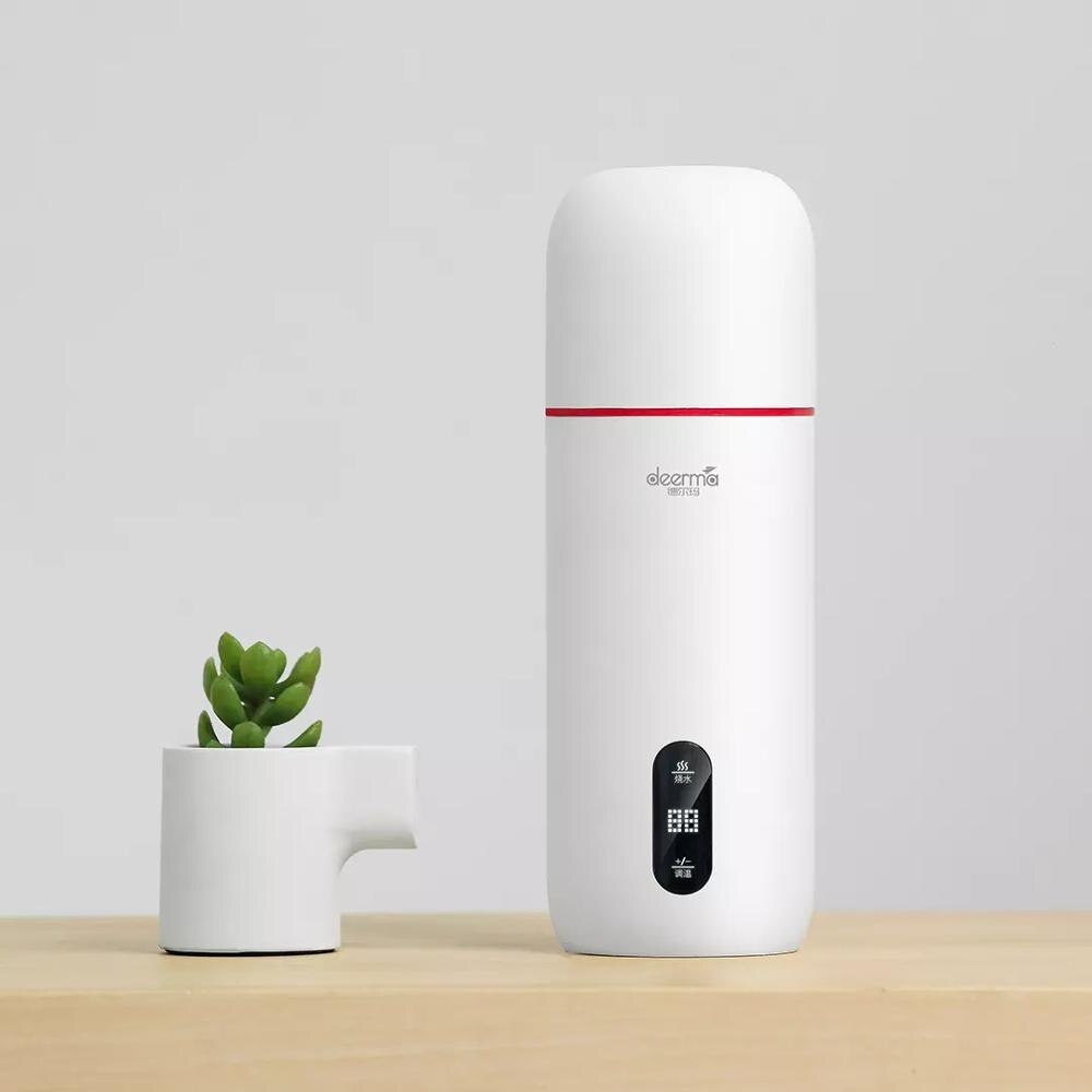 Deerma bollitore elettrico portatile tazza termica 350Ml bottiglia da viaggio per caffè controllo della temperatura tocco accorto acqua tazza