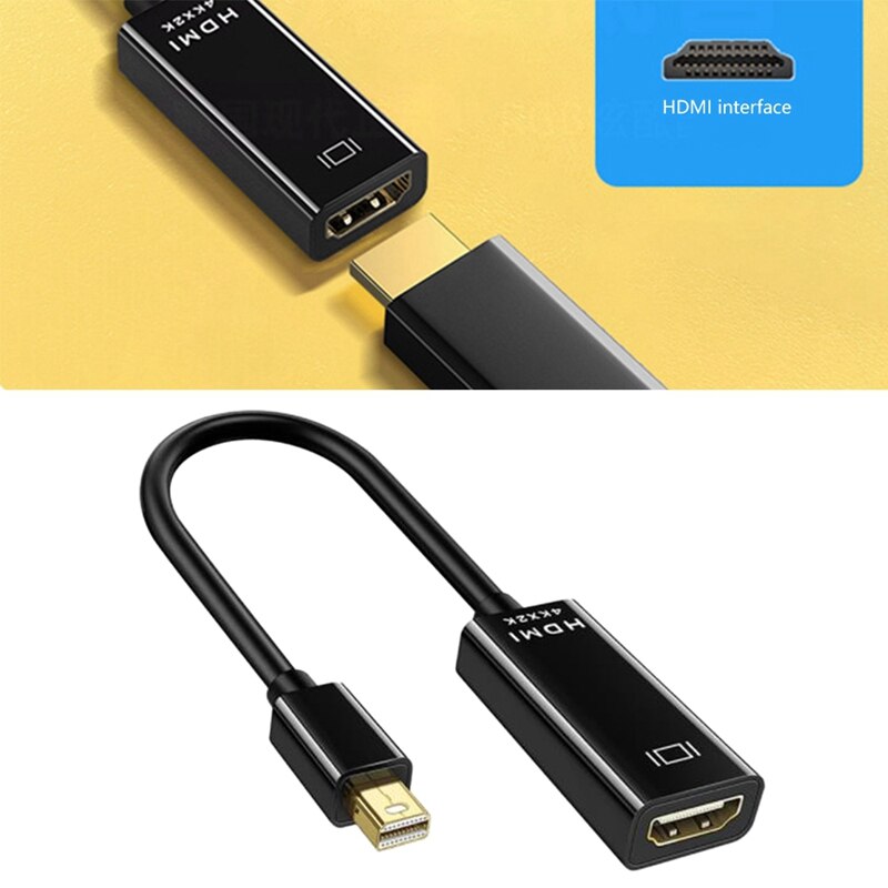 Mini Display Port to HDMI Adapter Mini DP Cable Thunderbolt 2 convertitore HDMI per Air 13 Surface Pro 4