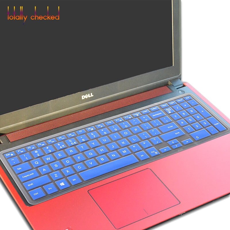 15.6 inch laptop keyboard cover skin for Dell Inspiron 15 5000 series 5545 5547 5548 5555 5558 5559 5566 5567 5577 i5545 i5547: blue