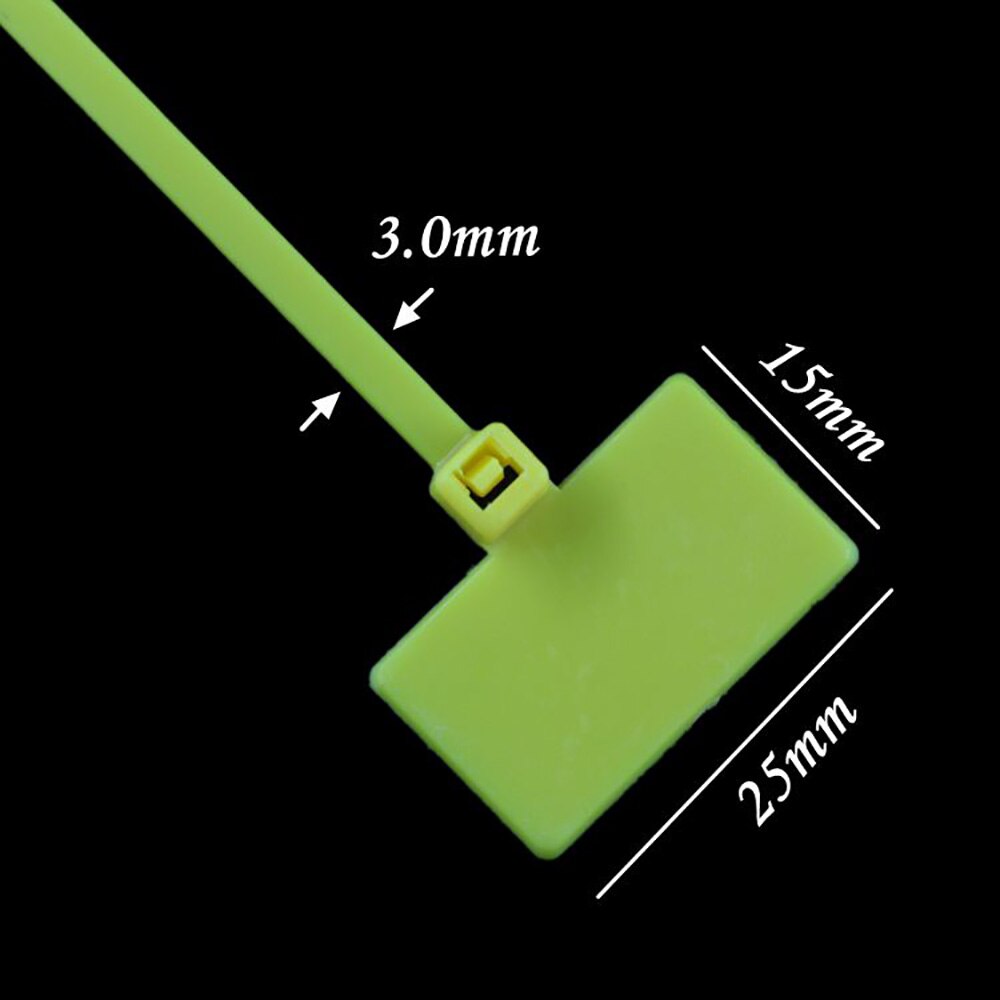 4*150mm farbe Nylon Etikett kabelbinder selbst-Verriegelung Nylon äußehe Etikett-Schild mit breite 3mm beschreibbare Logo mit Schild kunststoff kabelbinder