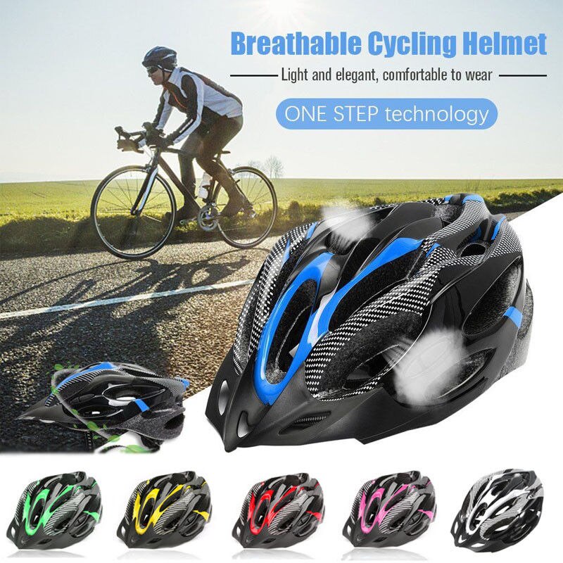 Brand Bicycle Helmets Matte Black Men Women Bike Helmet Mountain Road Bike Integrally Molded Cycling Helmets 6 Colors