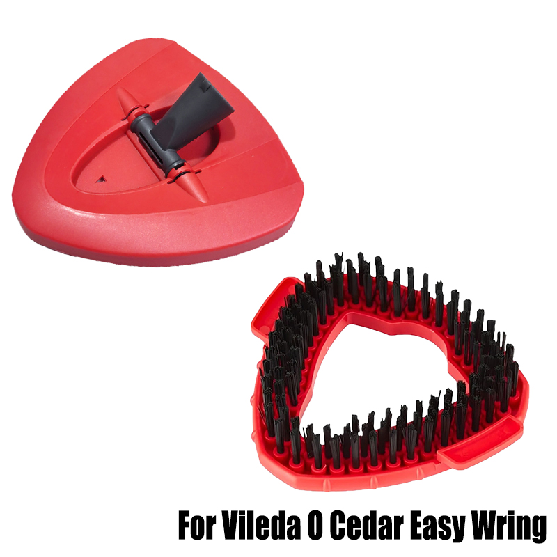 Spin Mop Doek Hoofd Basis Scrub Mop Borstelkop Vervanging voor Vileda O-cedar 360 ° Easy Wring Tank Systeem Douche Vloer Mop Borstel: Licht Groen