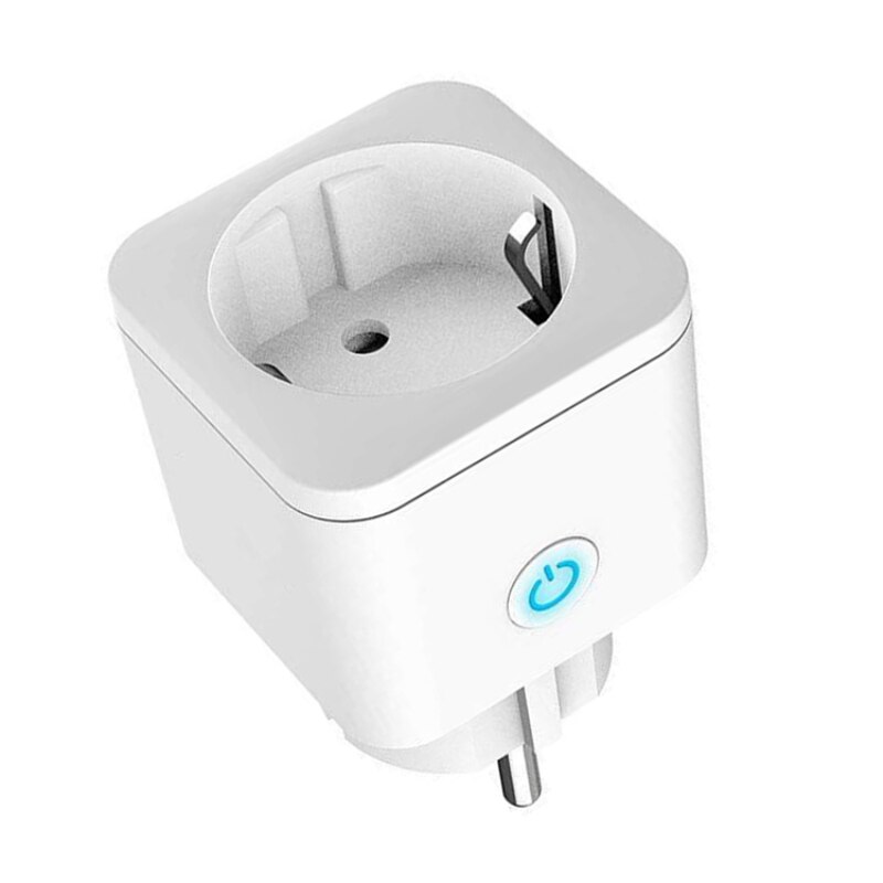 EU Smart Plug Wireless WIFI Smart Socket Smart Monitor Outlet Timer Plug Remote Voice Control Smart Power Socket: Default Title