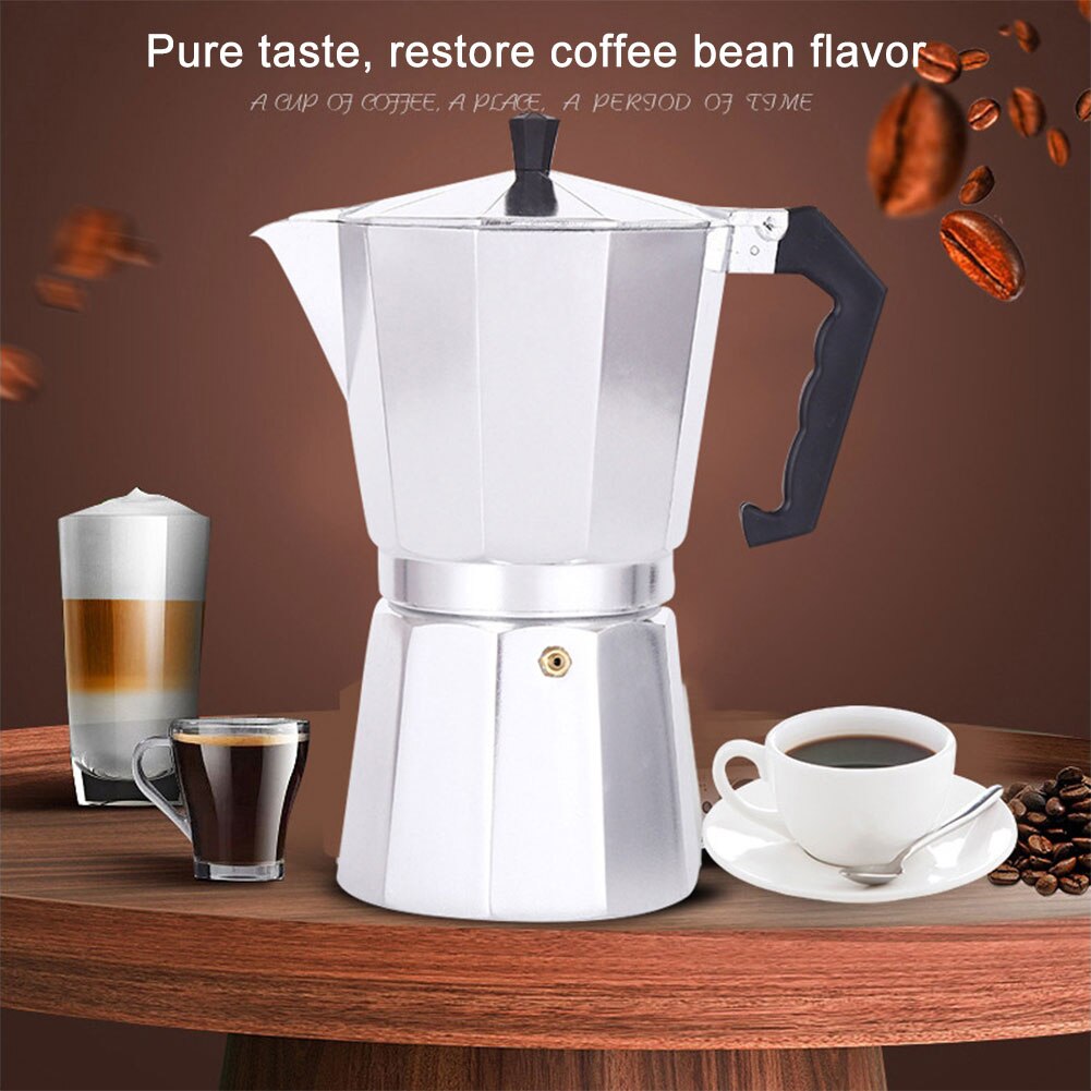 Aluminum Stovetop Coffee Maker Tools Pot Coffee Maker Moka Percolator Pot Mocha Espresso Percolator Coffee Kettle