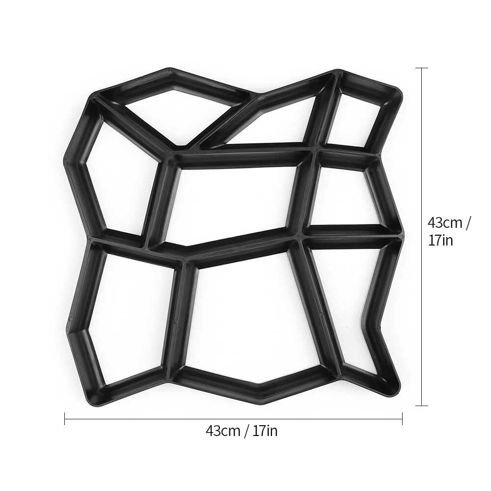 Path Maker Mold Reusable Concrete Cement Stone Paver Walk Mould DIY Reusable Concrete Brick Mold