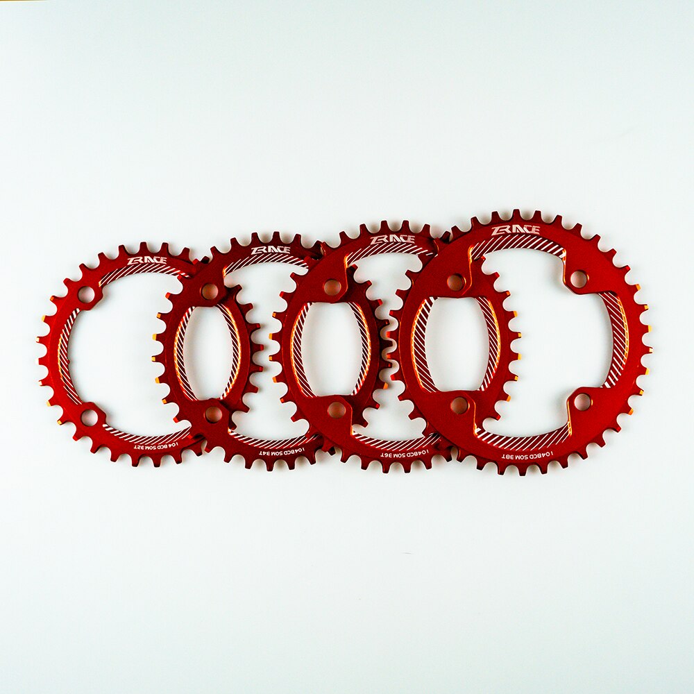 Mtb kettingbladen zrace kettingwielen bcd 104, 32t/34t/36t/38t,  smalle tandbreedte  al7075 cnc voor mtb  m8000, m7000,  xtr , xx1,x01,