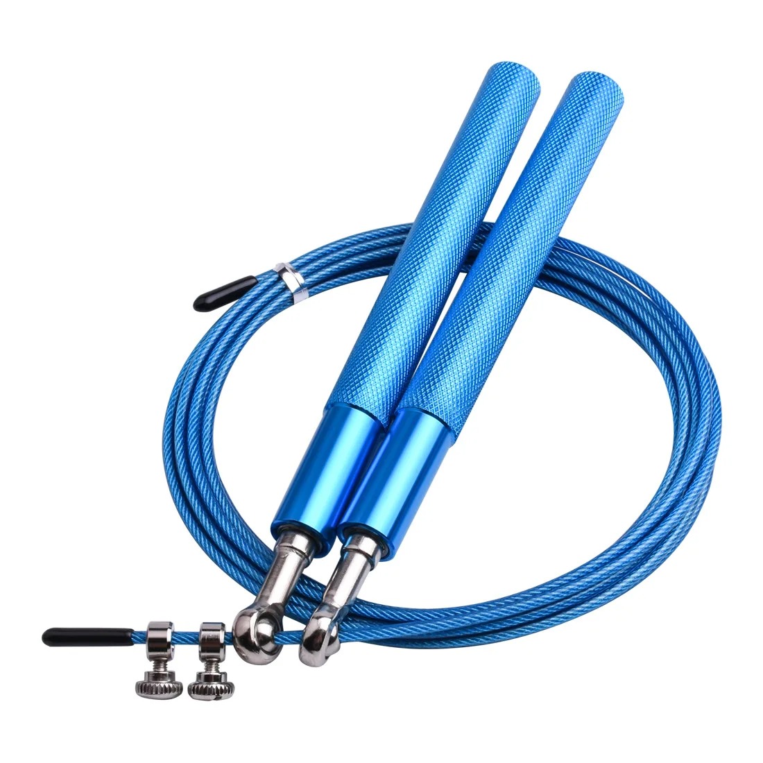 Speed bearing Jump rope Workout equipment gym sport Sports fitness Reducing fat Health Portable equipment Boxing Workout: Blue