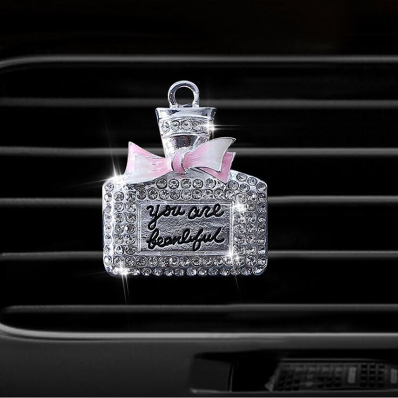 Inlay Water Boor Strik Parfumflesje Auto Airconditioning Outlet Parfum Auto Parfum Auto Interieur Accessoires Auto Geur