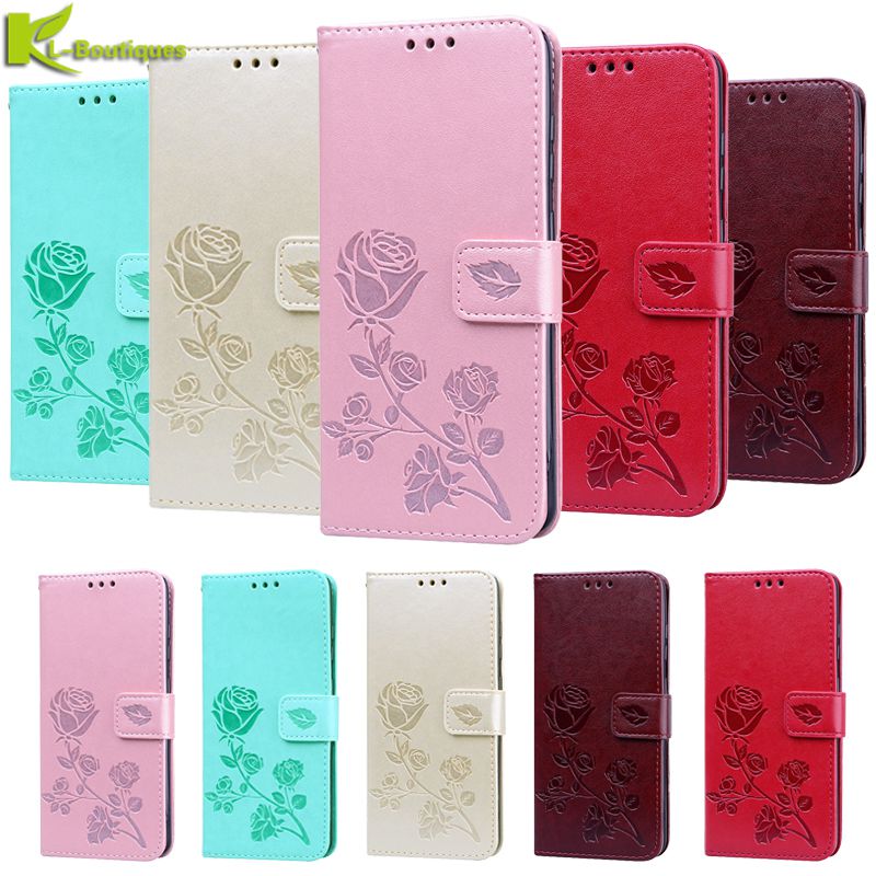 on For Xiaomi Redmi 9A Case Leather Flip Phone Case for Xiaomi Redmi 9AT 9 AT Cover For Redmi9A 9 A Wallet Card Slots Coque